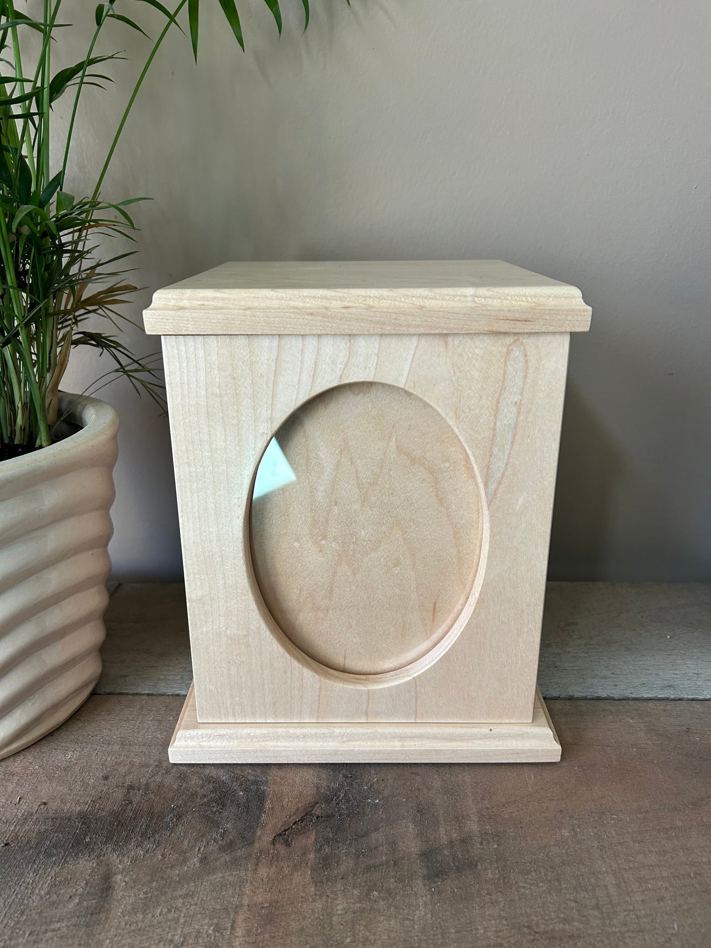 Maple Picture Frame Urn