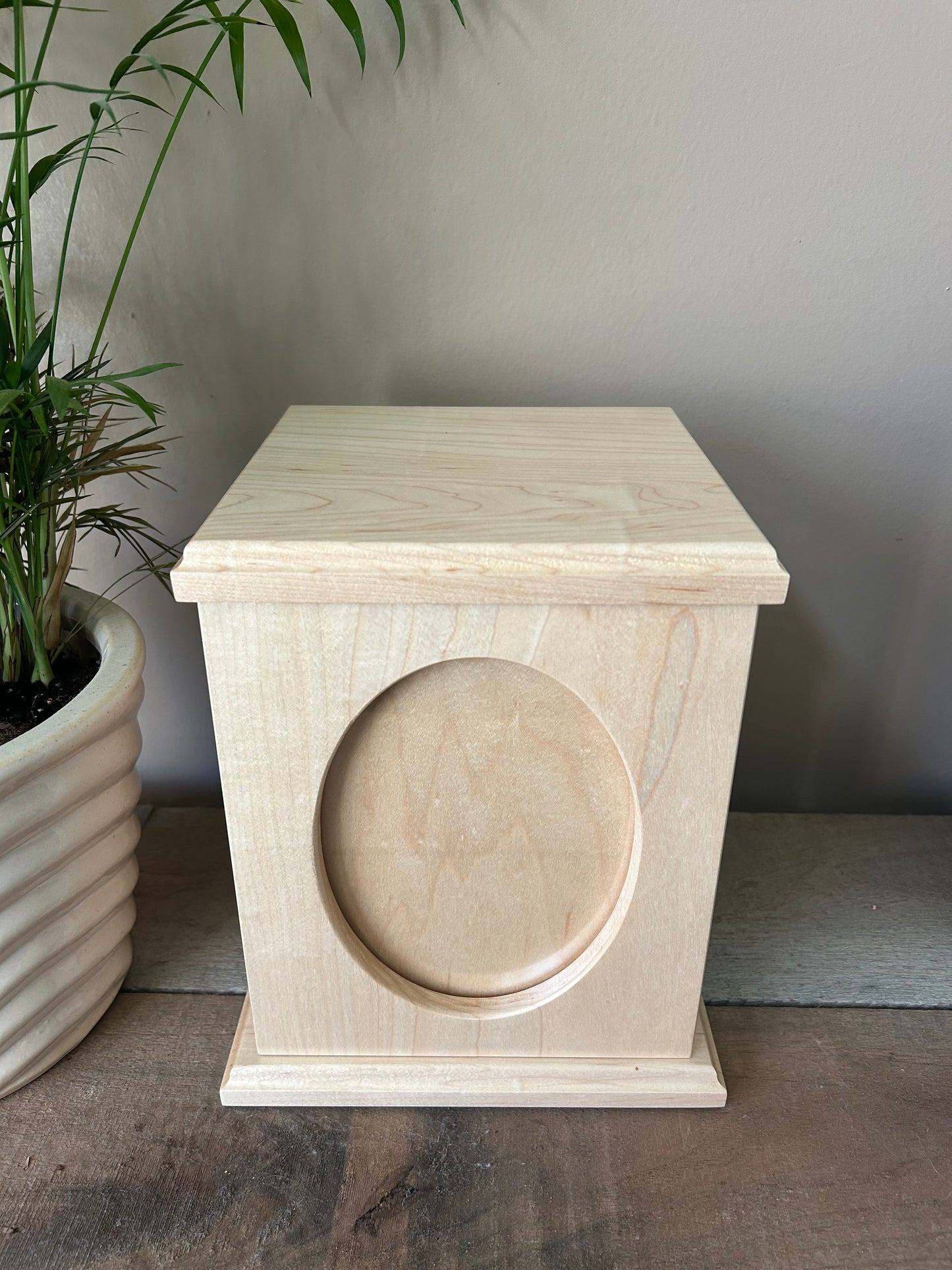 Maple Picture Frame Urn