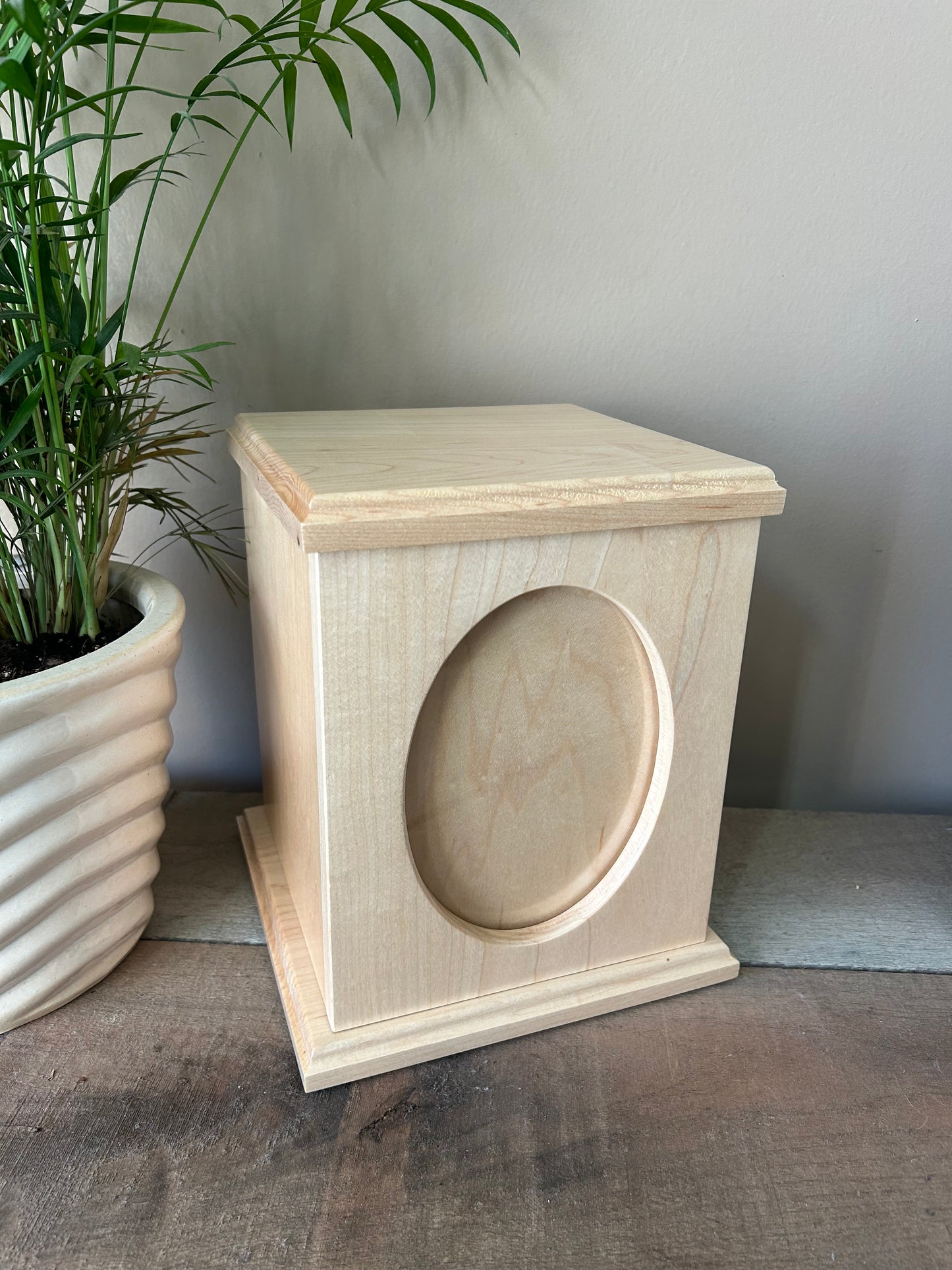 Maple Picture Frame Urn