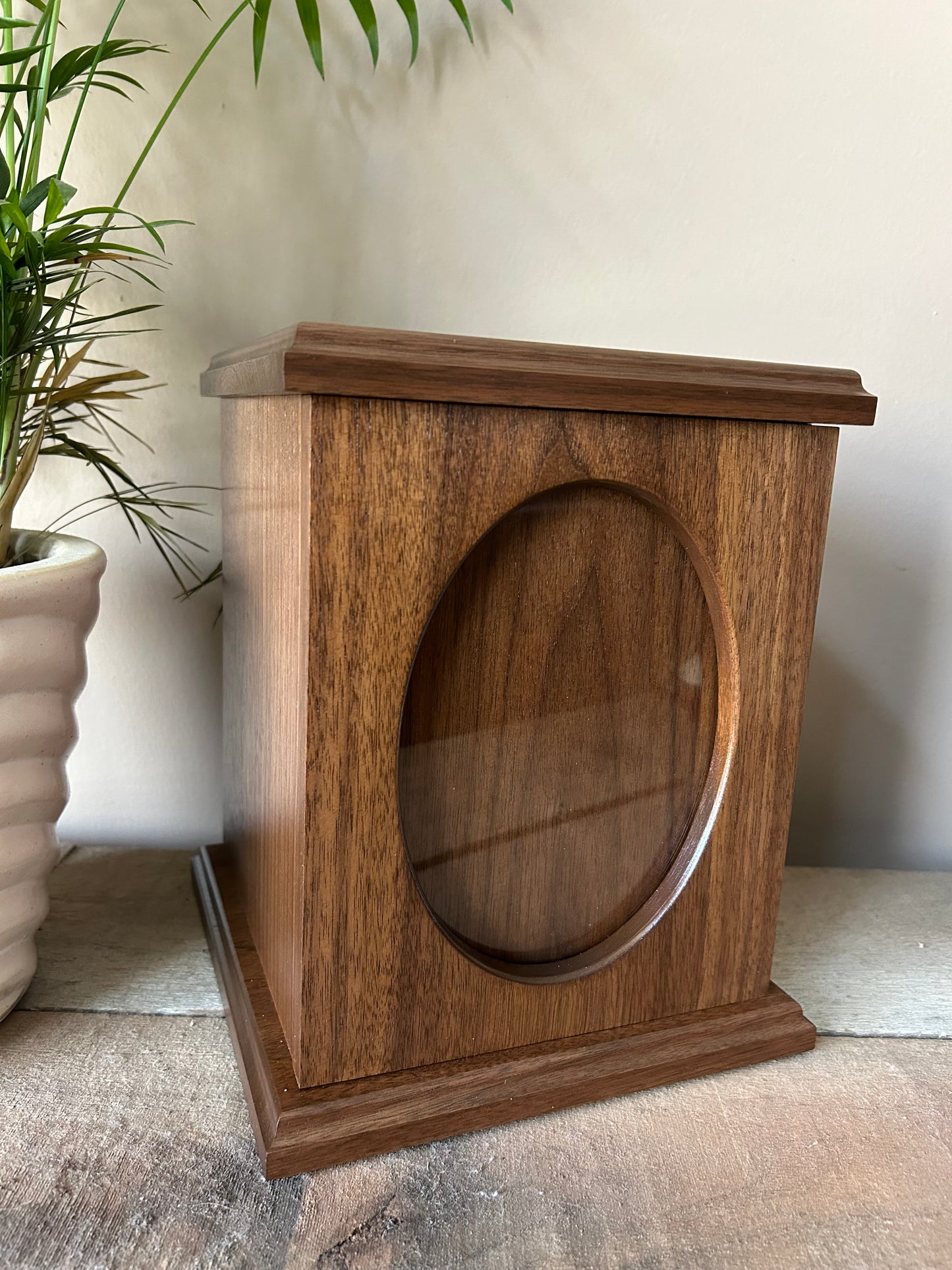 Walnut Picture Frame Urn