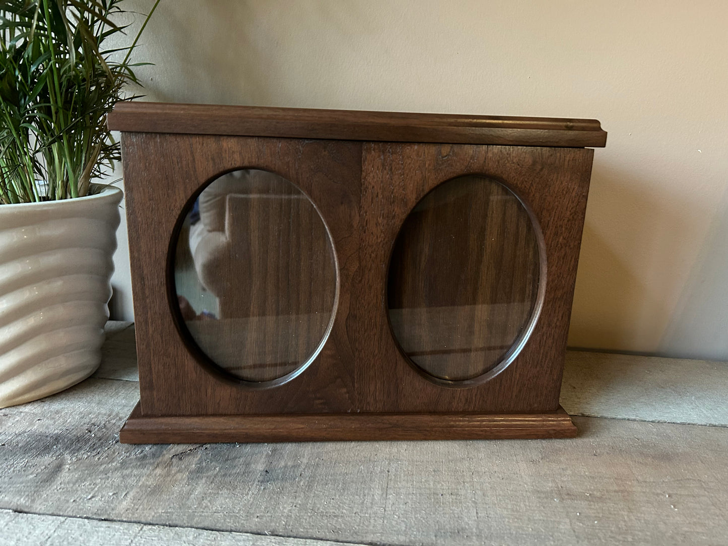 Walnut Companion Picture Frame Urn