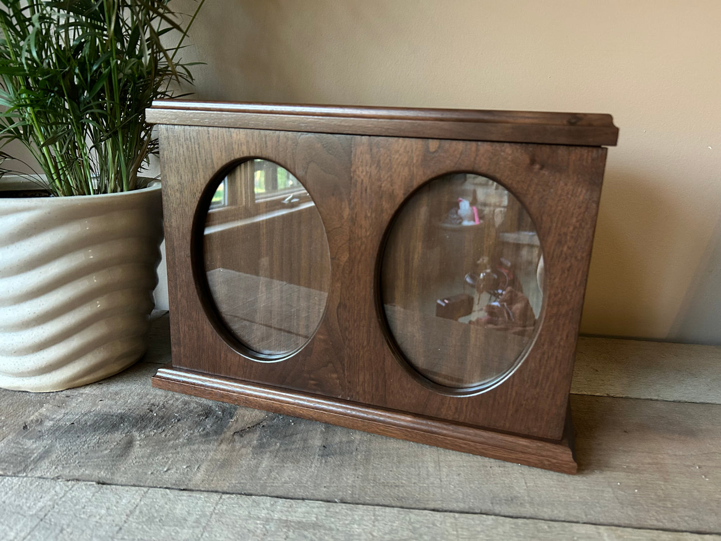 Walnut Companion Picture Frame Urn