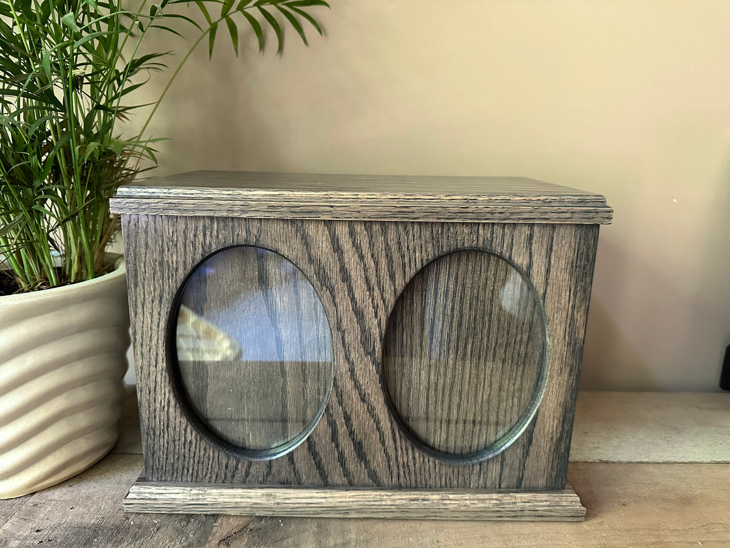 Oak Hardwood Companion Picture Frame Urn