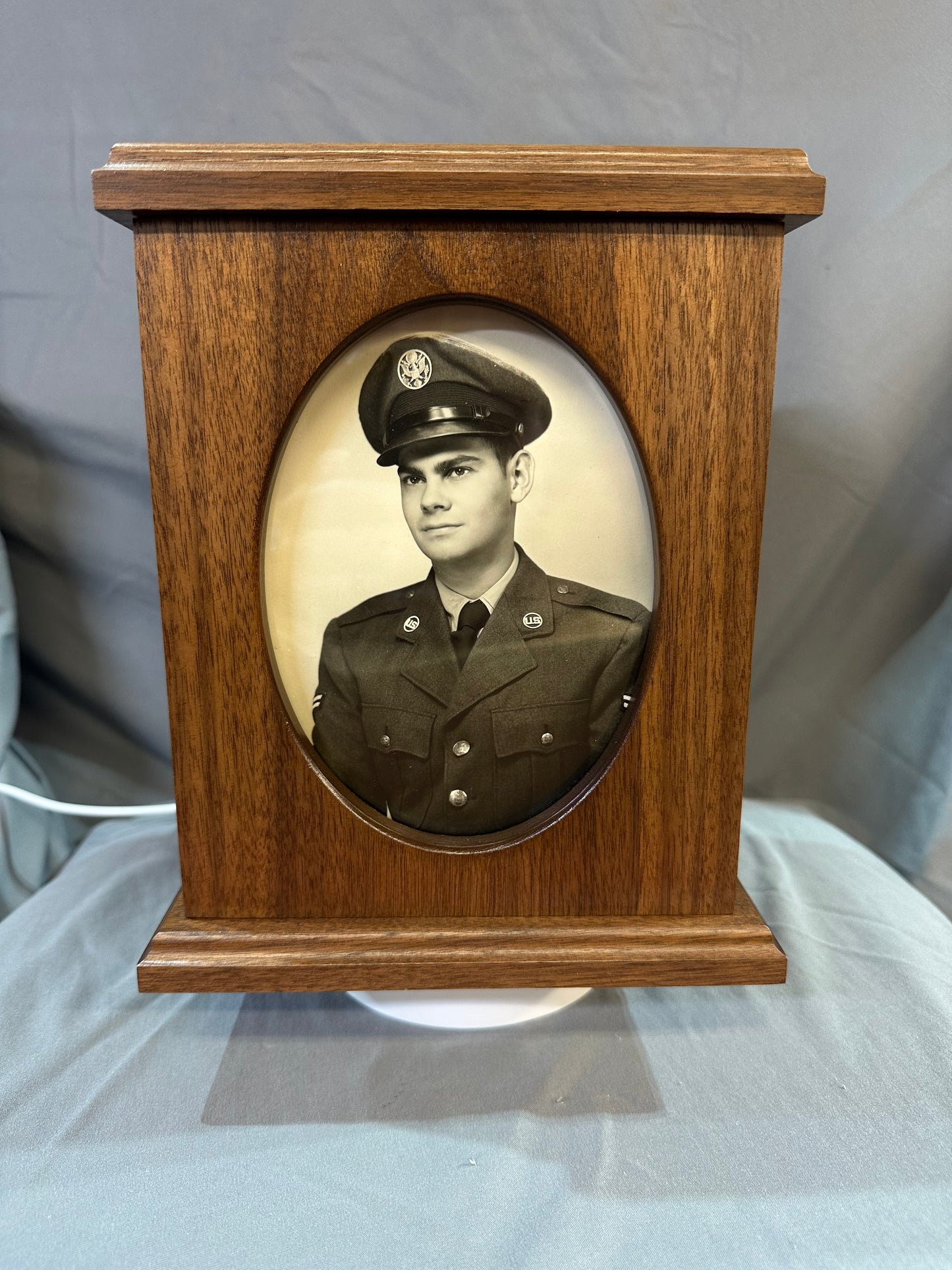 Walnut Picture Frame Urn