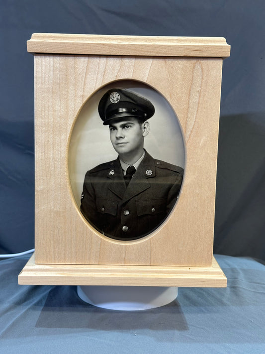 Maple Picture Frame Urn