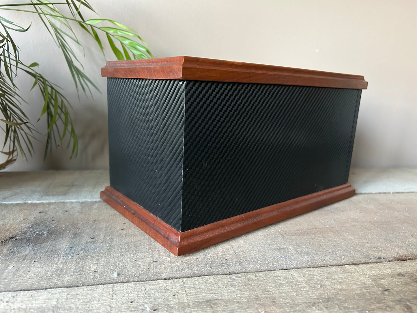 Carbon Fiber Wrapped Cherry Urn